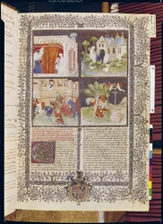 Ms 3479 t.1 f.1 La historia de Lancelot y la búsqueda del Santo Grial, del Livre de Messire Lancelot du Lac