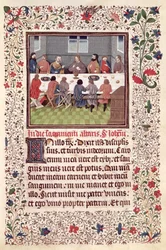 Ms 370 fol.184 La Última Cena