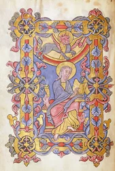 Ms 479 fol.53 San Marcos, de Les Evangiles de l