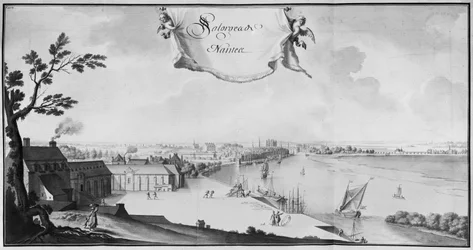 Ms 512 Almacenes de sal en Nantes, 1723