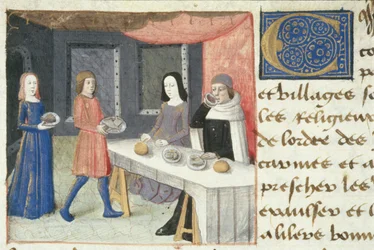 Comida, de Les Cent Nouvelles Nouvelles, 1462