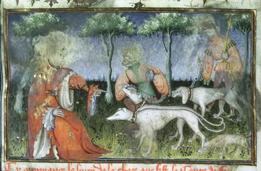 Caza, del Livre de la Chasse de Gaston de Foix