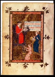 Ms. Lat. 14023 fol. 769 v. Enseñanza de antídotos del Canon de Medicina por Avicena, traducido por Gerard de Cremona c.1320