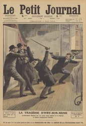 Asesinato de un alto oficial de policía de París por un anarquista en Ivry-sur-Seine