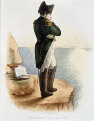 Napoleón en Santa Helena - en “Plutarque Français”