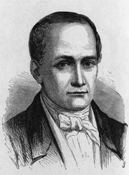 Nicéphore Niepce (1765-1833), inventor francés, pionero de la fotografía - en “Álbum de la Ciencia; científicos ilustres; Grandes descubrimientos” 1896