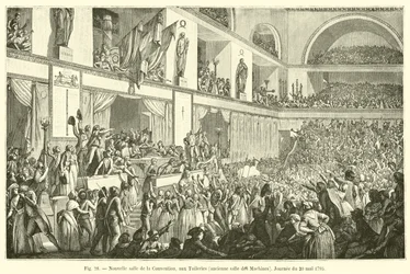 Nueva sala de la Convención, en las Tullerías, antigua sala de las Máquinas, Jornada del 20 de mayo de 1795