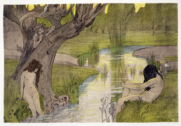 Ninfas Bañándose, de L
