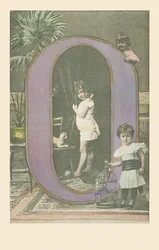 Tres niños, una jaula