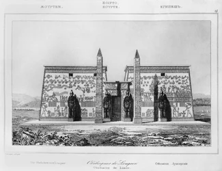 Obeliscos de Luxor, 1869
