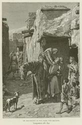 Bajaron al rey a una casa