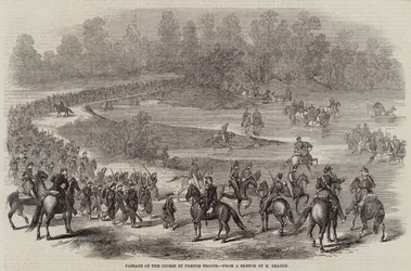 Paso del Chiese por tropas francesas