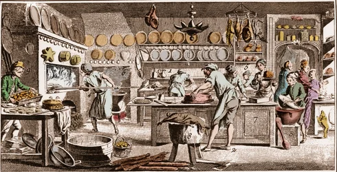 Pastelero - La Gran Enciclopedia, o Diccionario Razonado de las Ciencias, Artes y Oficios (Enciclopedia o Diccionario de las Ciencias, Artes y Profesiones) por Denis Diderot (1713-1784) y Jean d