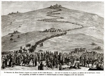 Peregrinación de penitencia a los Santos Lugares del 25 de abril al 8 de junio de 1882 (grabado)