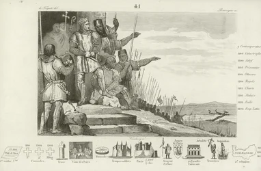 Felipe II de Francia gana la Batalla de Bouvines después de rezar, 1214