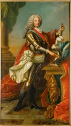 Felipe de Orleans, Regente durante la minoría de Luis XV, bisnieto de Luis XIV ... (óleo sobre lienzo)