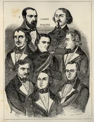 Cartel electoral 1848 - Políticos republicanos franceses