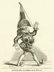 Polichinela del teatro de la Feria (grabado)