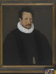 Retrato de un noble (óleo sobre madera)