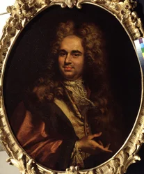 ""Retrato de Robert Walpole, conde de Orford (1676-1745)"" Pintura de la escuela francesa, Museo Pushkin de principios del siglo XVIII, Moscú