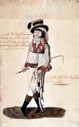 Retrato de François Athanase de Charette de la Contrie (1763-1796), líder realista de la Vendée - Musée Dobrée, Nantes