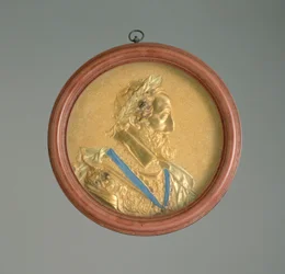 Medallón con retrato del Rey Enrique IV, principios del siglo XVII
