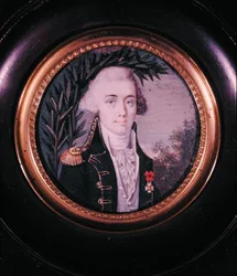 Retrato en miniatura de Jean-Baptiste d