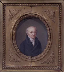 Retrato de Abraham-Louis Breguet (1747-1823) principios del siglo XIX