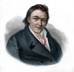 Retrato de Aloys Senefelder (1771-1834), actor y dramaturgo alemán