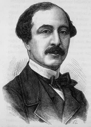 Retrato de Anatole Prevost Paradol, periodista y político francés (1829 -1870).