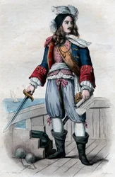 Retrato de Anne Hilarion de Costentin, Conde de Tourville (1642-1701), comandante naval francés