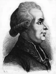 Retrato de Antoine-Adrien Lamoureux (1742-1794) religioso político francés de la Revolución Francesa