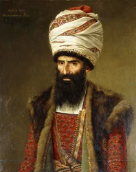 Retrato de Asghar Khan, embajador de Persia, 1808