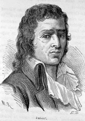 Retrato de Babeuf dit Gracchus, revolucionario francés (1760-1797) - en “La Historia de Francia” por Henri Martin