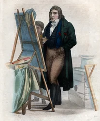 Retrato del Barón Antoine Jean Gros (1771-1835), pintor francés.