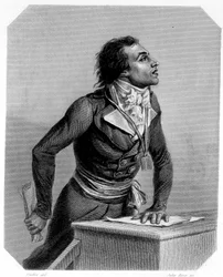 Retrato de Bertrand Barère de Vieuzac (1755-1841), político francés. En “La historia de los Girondinos” de Lamartine