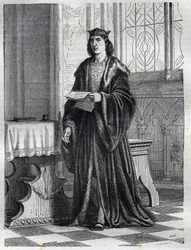 Retrato del Cardenal Pietro Carafa o Caraffa o Juan Pedro Caraffa futuro Papa Pablo IV (Paolo IV 1476-1559) Grabado en “Historia de los Papas (...) Crímenes de la Reina Rey y Emperadores a través de los siglos” de Maurice Lachatre