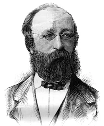 Retrato de Charles Demole (1828-1908), político francés. Grabado en “Le Monde Illustré”, 16 de enero