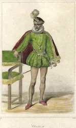 Retrato de Carlos IX (1550-1574), Rey de Francia.