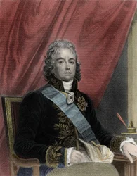 Retrato de Charles Maurice de Talleyrand Perigord (1754-1838), político francés.