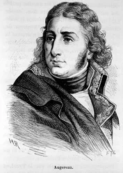 Retrato de Charles Pierre Francois Augereau, general francés (1757-1816) - en “L