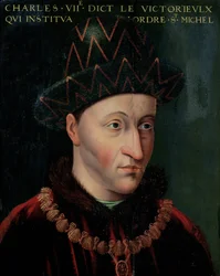 Retrato de Carlos VII (1403-61)