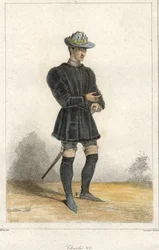 Retrato de Carlos VII (1403 - 1461), Rey de Francia