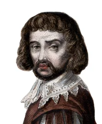 Retrato de Claude Gellée llamado Le Lorrain (1600-1682), pintor francés.