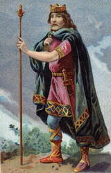 Retrato de Clotario I, Rey de los Francos de 511 a 561