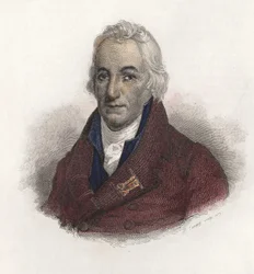 Retrato del Conde Claude Berthollet (1748-1822), químico francés. en "Retratos de Hombres Útiles"