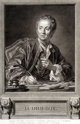 Retrato de Diderot de la Enciclopedia de Diderot y Alembert