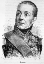 Retrato de Emmanuel, Marqués de Grouchy, Mariscal de Francia (1766 - 1847) - en "L