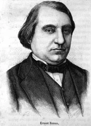 Retrato de Ernest Renan (1823 - 1892) - en “L