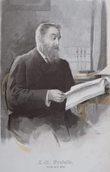 Retrato de Eugene Poubelle (1831-1907), de La Revue Illustrée. 15 de junio de 1893